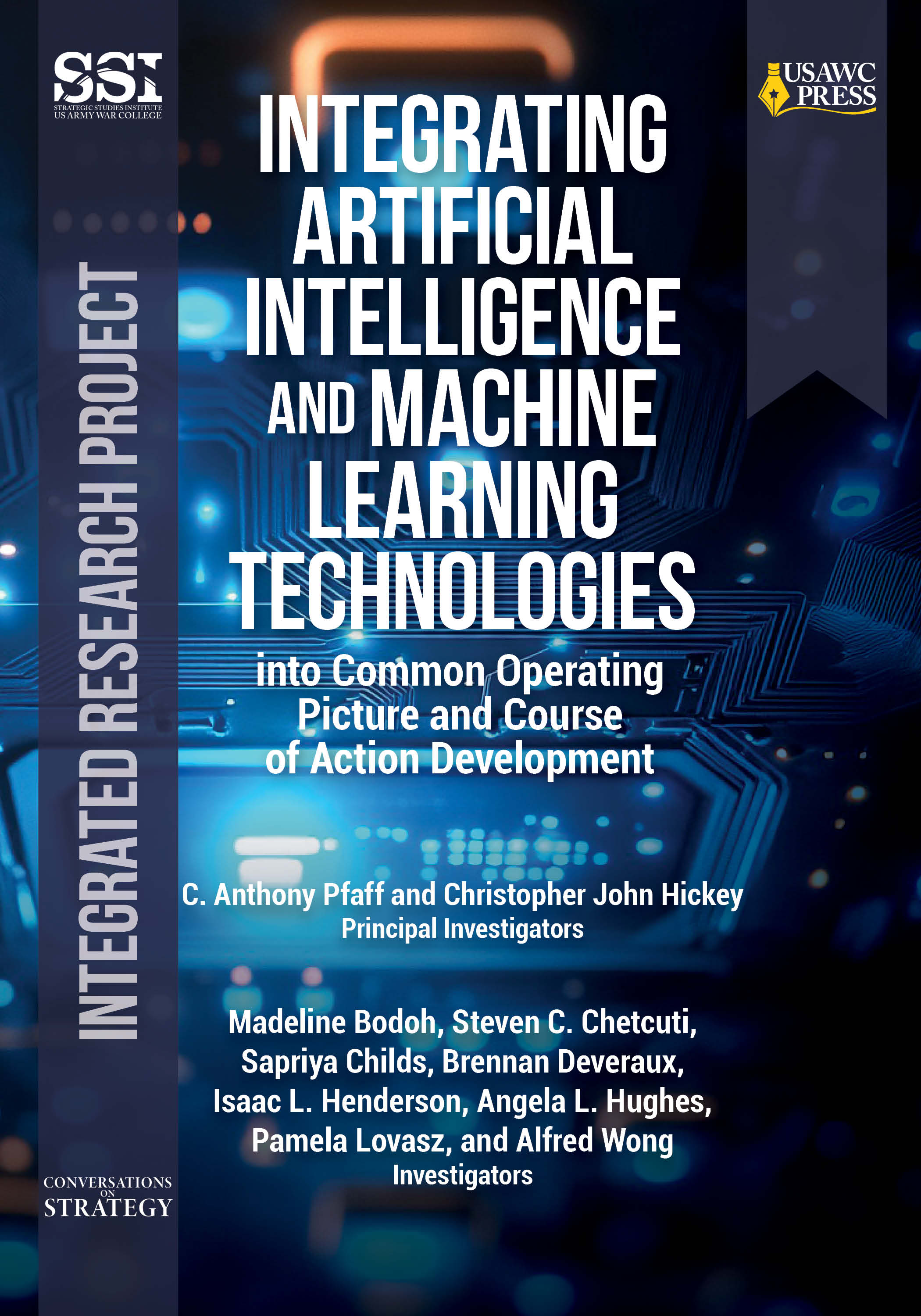Cover for Integrating Artificial Intelligence and Machine Learning Technologies into Common Operating Picture and Course of Action Development